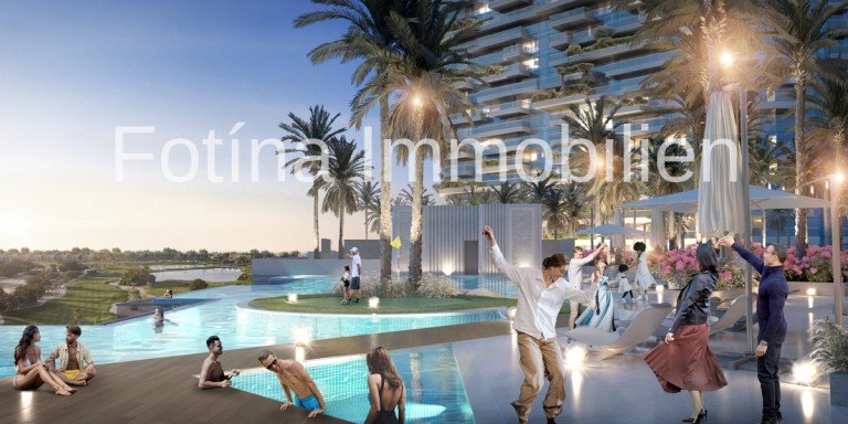  Dubai - Dubai Etagenwohnung F�r Golfliebhaber! Exklusives 3+1 Apartments mit allem, was man braucht! MEGA EINZIGARTIG!