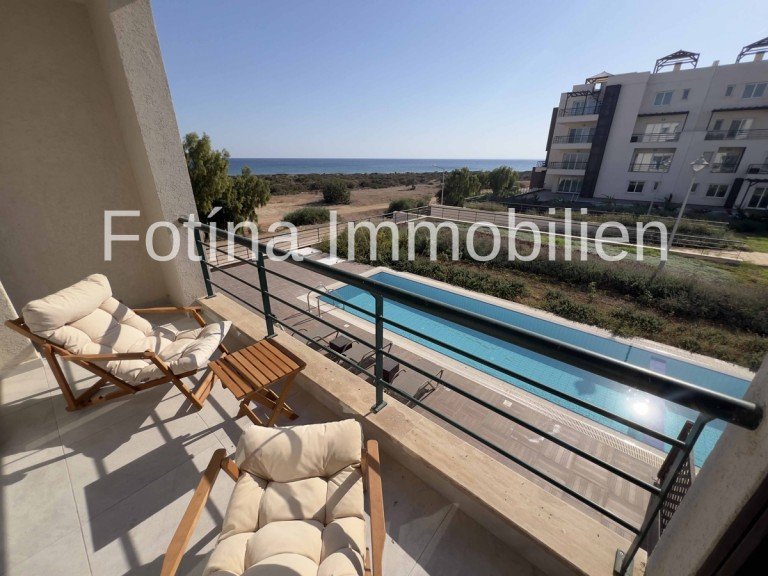 1 Bafra, Iskele - Famagusta Etagenwohnung Fertiges, m�bliertes-1+1-SMART-Apartment DIREKT AM STRAND: TOP-Quality, TOP-Lage, TOP-Infrastruktur!