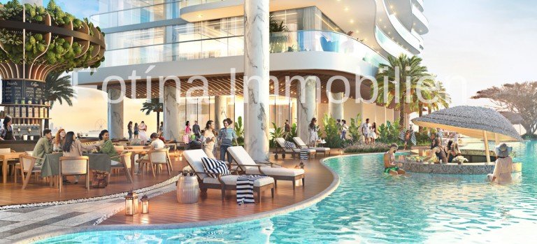  Dubai, Dubai Marina - Dubai Etagenwohnung Exklusive 2+1 Apartments direkt am Meer! Panoramablick auf das Meer & Palm Jumeirah! Privatstrand!
