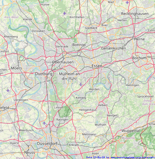 Makrolage Wohngrundst�ck Essen / Stoppenberg
