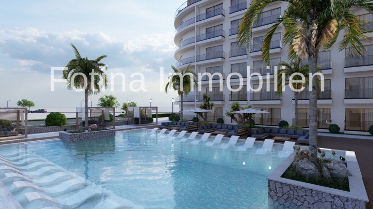  G�zely�rt , Lefkosia - Lefkosia [Nicosia] Etagenwohnung LUXUS-Resort DIREKT am privaten Sandstrand -INFINITY-Rooftop-Pool, Aquapark & im Naturschutzgebiet