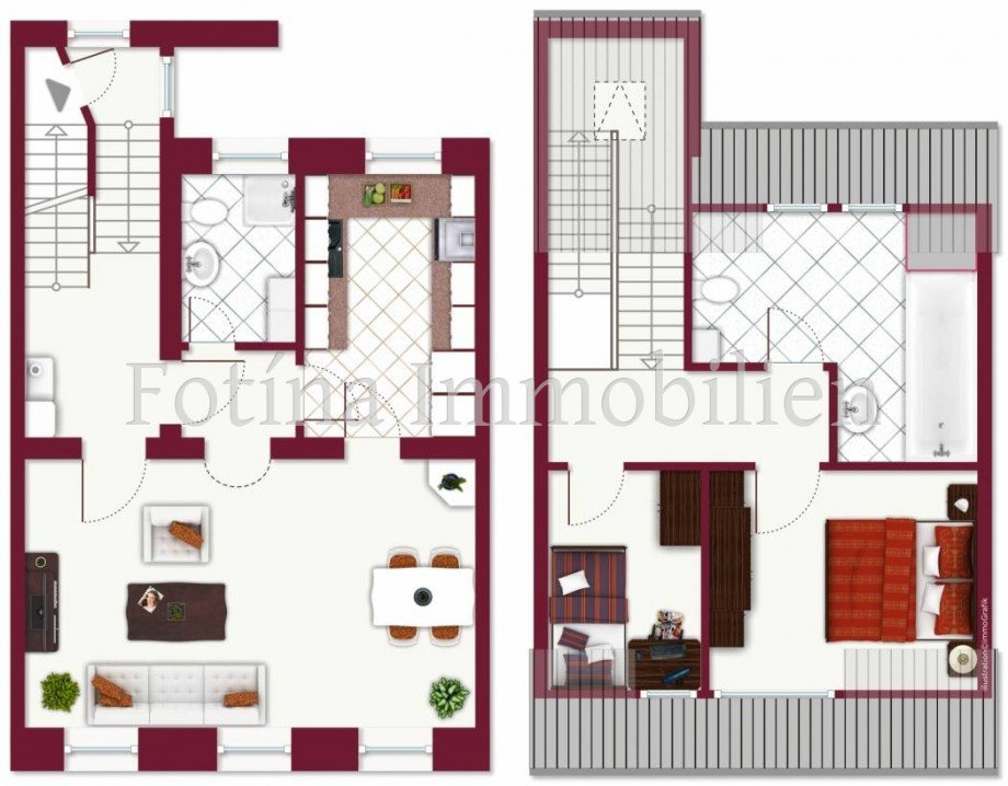 Maisonette Wohnung Mehrfamilienhaus M�nchengladbach / Waldhausen
