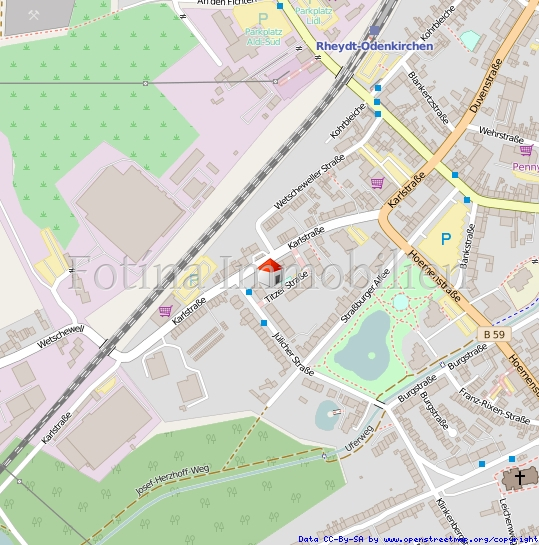 Umgebung Erdgeschosswohnung M�nchengladbach / Odenkirchen