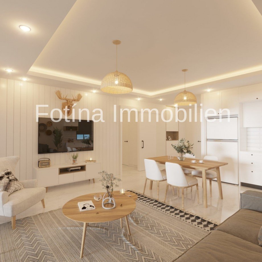 Wohnzimmer Penthousewohnung Tatlisu