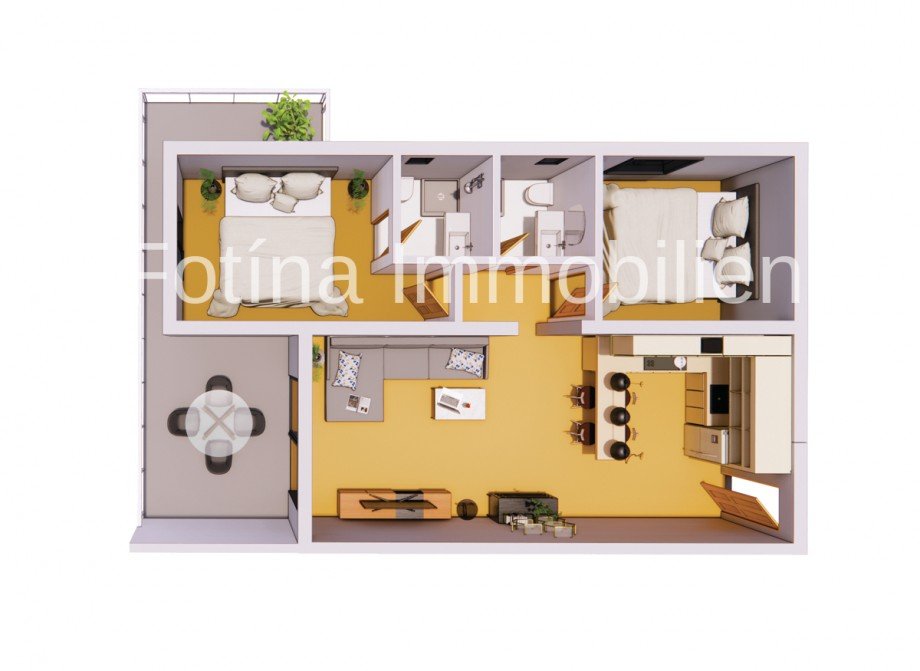 1.Grundriss 2+1 Etagenwohnung Bogaz , Famagusta