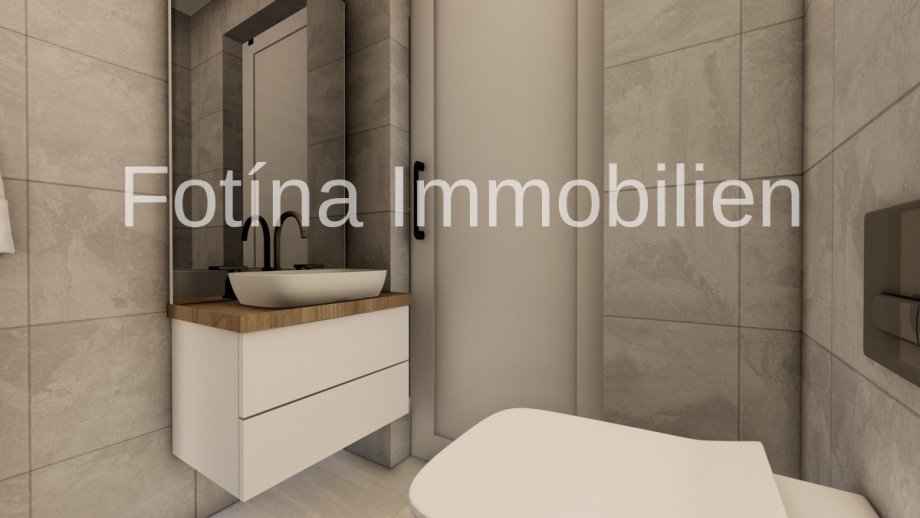 Badezimmer Loft-Studio-Atelier Tatlisu, Famagusta