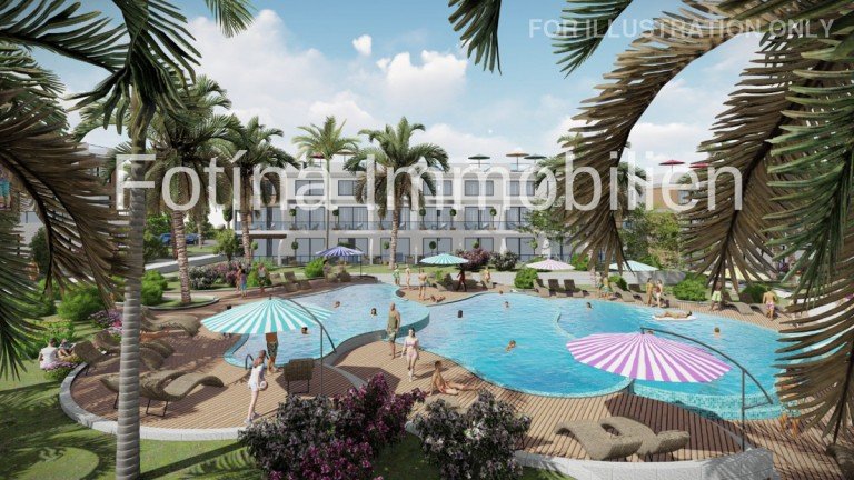  Tatlisu, Kyrenia - Kyrenia Etagenwohnung BJ 2025! MEGA 2+1 Apartments DIREKT AM MEER! Mit Privatpools, Panoramablick & sichere Community!