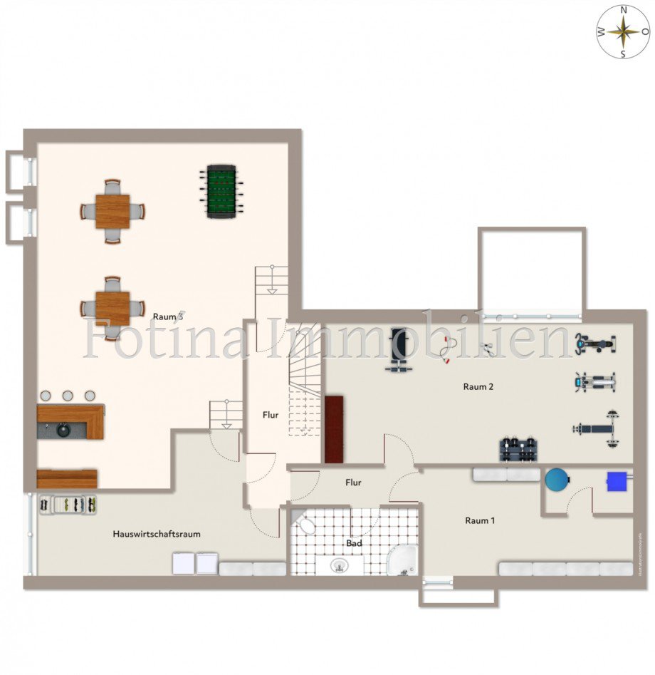 Untergeschoss Einfamilienhaus M�nchengladbach / Schrievers