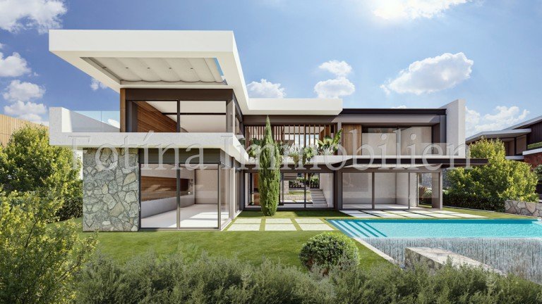  �atalk�y - Kyrenia Villa Luxusvillen mit Privatpool, Privataufzug, Meer- und Bergblick in harmonischer Lage !
