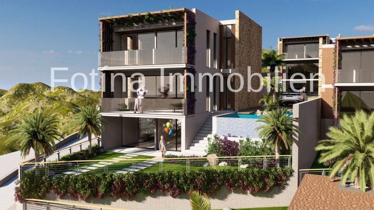  Tatlisu, Kyrenia - Kyrenia Villa Luxuri�se Villen im Thai-Stil mit riesigem Privatpool, Wow-Terrassen, MEGA-Ausblick in Top-Qualit�t!