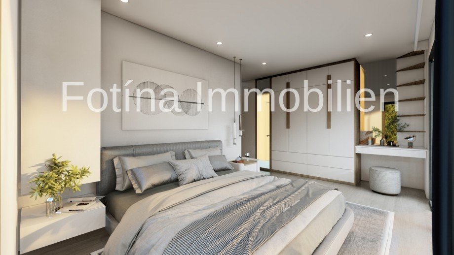 Schlafzimmer Penthousewohnung Tatlisu