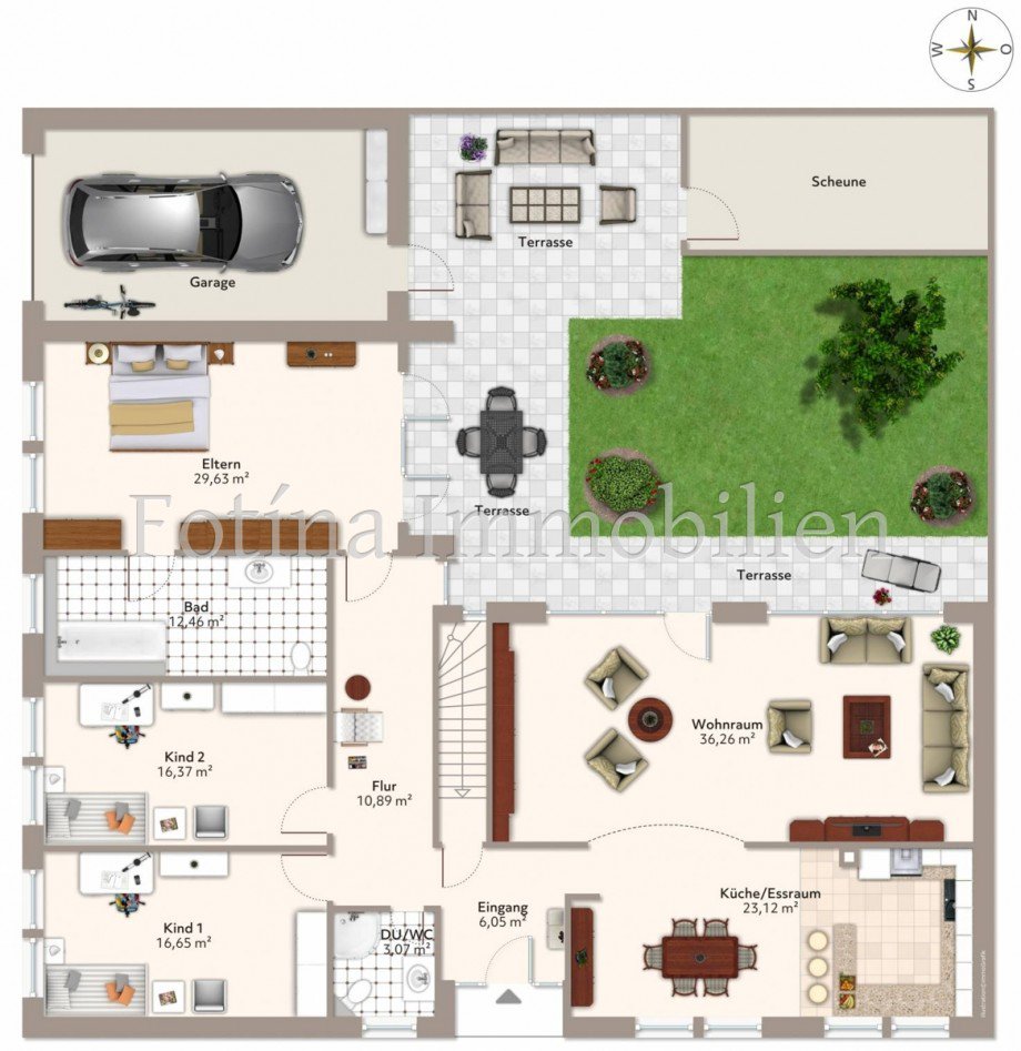 Erdgeschoss Einfamilienhaus M�nchengladbach / Schrievers