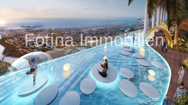 1 Dubai, Sheikh Zayed Road - Dubai Etagenwohnung LUXUS 2+1 Apartments mit WOW Ausblick! SKYBAR, Pools, Wellness und vieles Mehr! In TOP LAGE!