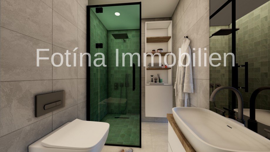 Badezimmer Loft-Studio-Atelier Tatlisu, Famagusta