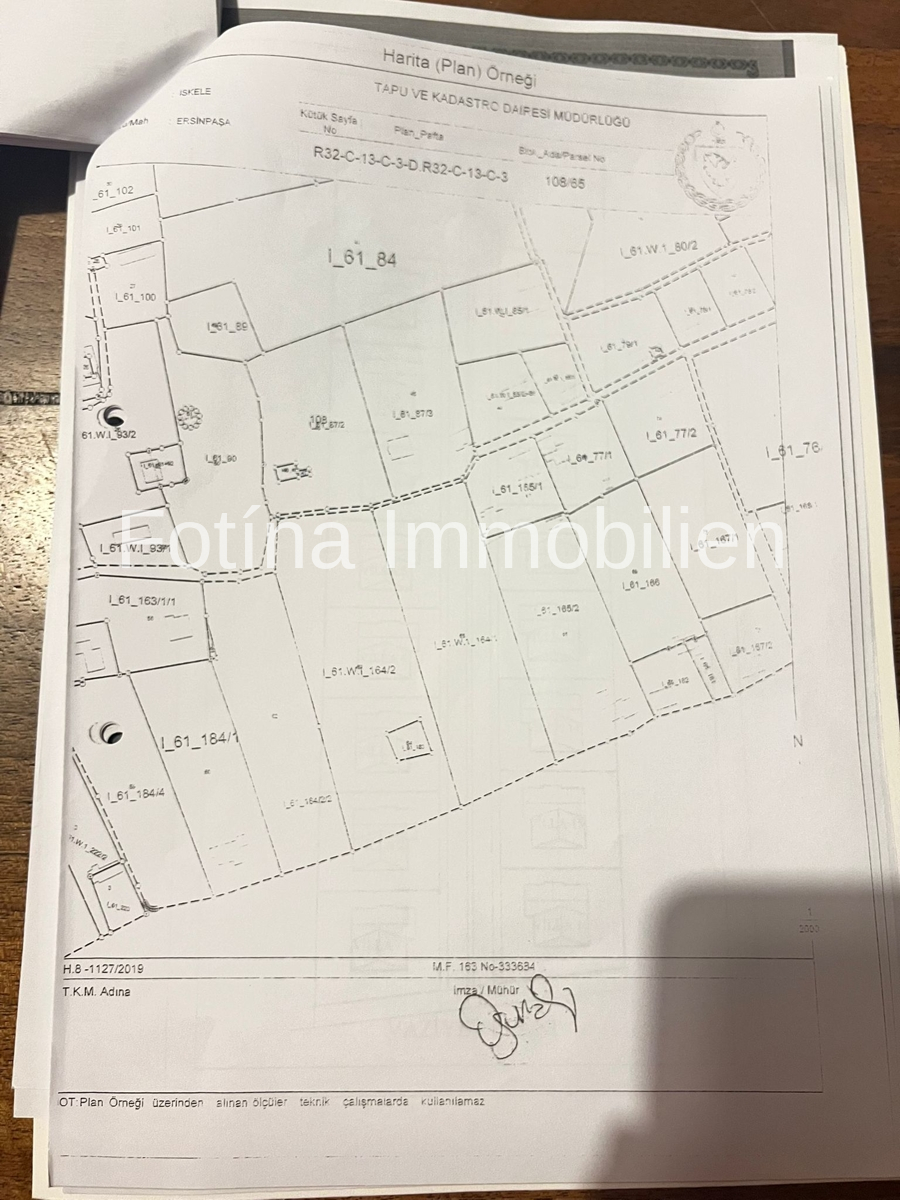 Lageplan Villa Halbinsel Karpaz