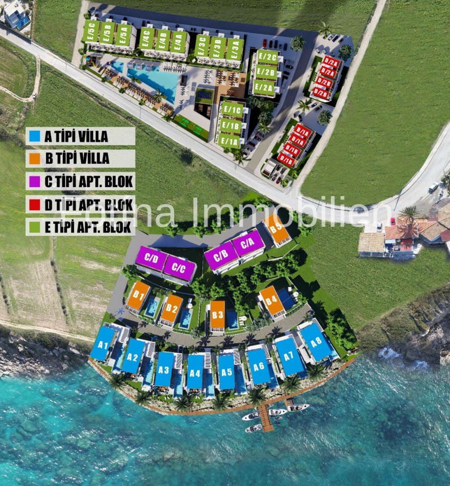 Site Plan Villa Tatlisu