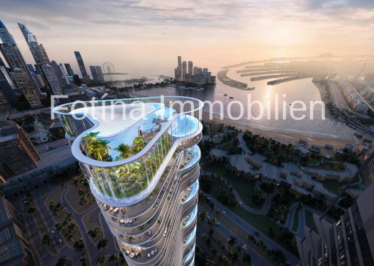  Dubai - Dubai Etagenwohnung LUXUS 4+1 Apartments mit Blick auf Palm Jumeirah aus den Wolken! MEGA Wellness und Design!