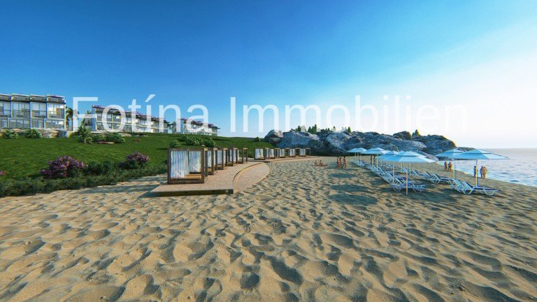  Tatlisu, Kyrenia - Kyrenia Terrassenwohnung TOP-LAGE! FERTIGE 3+1 GARTEN-APARTMENTS ( Bj.2023) in direkter Strandlinie! Hochwertige Qualit�t!
