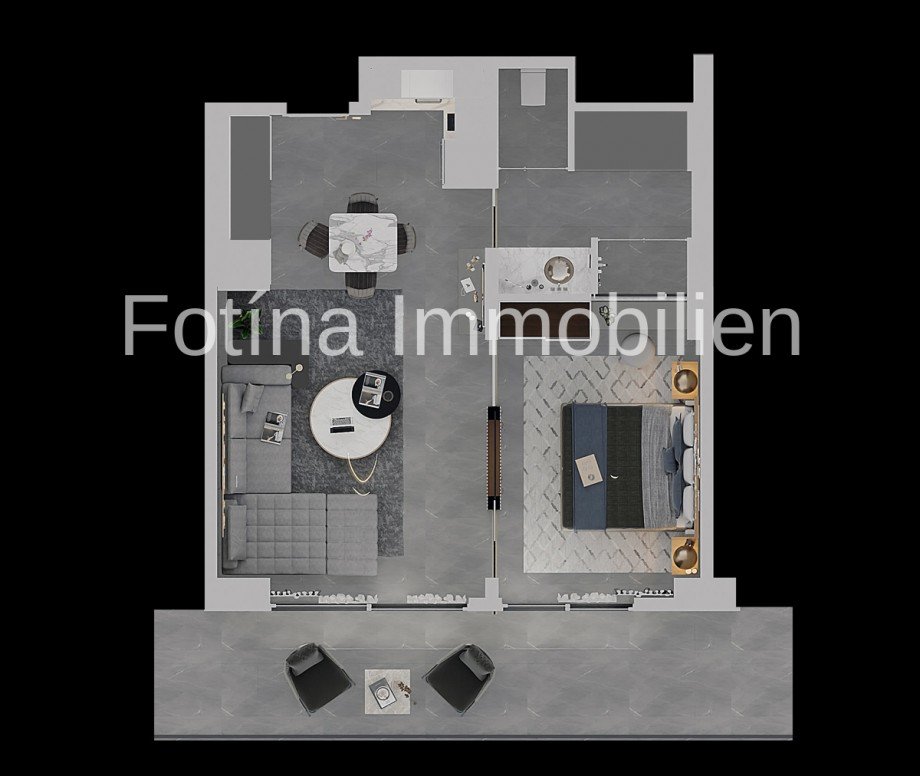 Grundriss Loft-Studio-Atelier Yeni Iskele, Famagusta