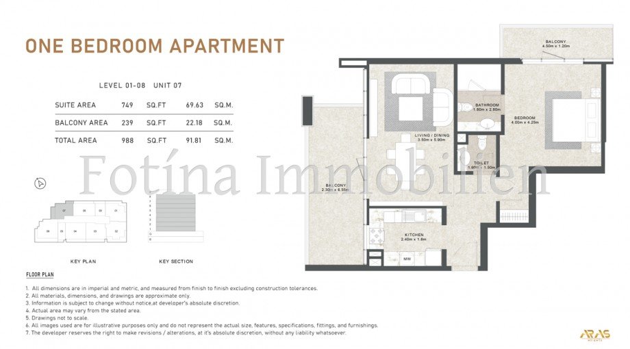 1 Bettzimmer Grundriss Etagenwohnung Dubai