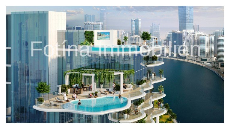 1 Dubai - Dubai Etagenwohnung Wellness OASE! Apartments im Business Bay mit beeindruckendem Ausblick aus dem SKY Pool!