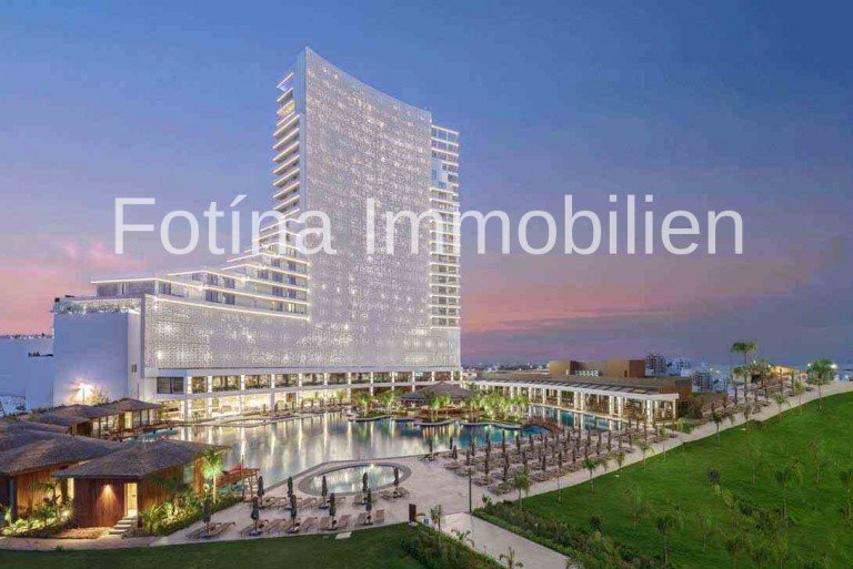 1 Long Beach, Iskele - Famagusta - Famagusta Etagenwohnung 1+1 Apartments direkt am Long Beach mit eigenem 5*-Casino, Restaurant, Beachclub, Spa, Pools..