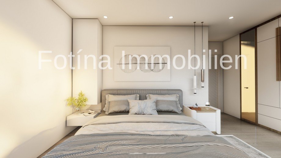 Schlafzimmer Penthousewohnung Tatlisu